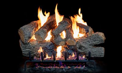 RH Peterson: G31 Series Charred Royal English Oak Logs - 24"