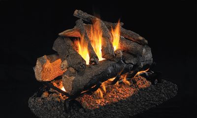 RH Peterson: American Oak Designer See-Thru Logs - 24"