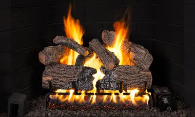 RH Peterson: Charred Oak Flame Enhanced Flame Enhanced Logs - 30"