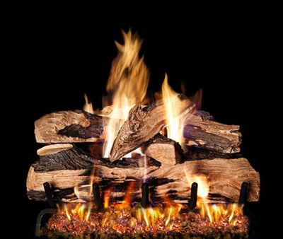 RH Peterson: Split Oak Designer Plus Flame Enhanced Logs - 18/20"