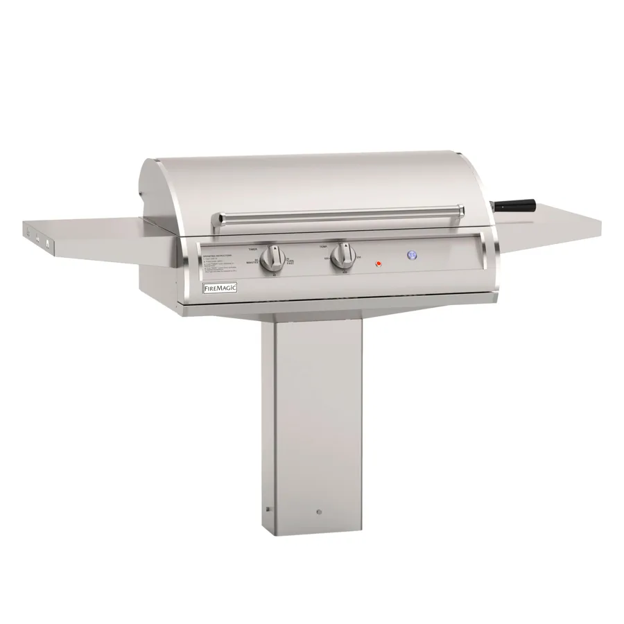 Fire Magic Accessible Analog Electric Patio Post-Mount Grill electric grill