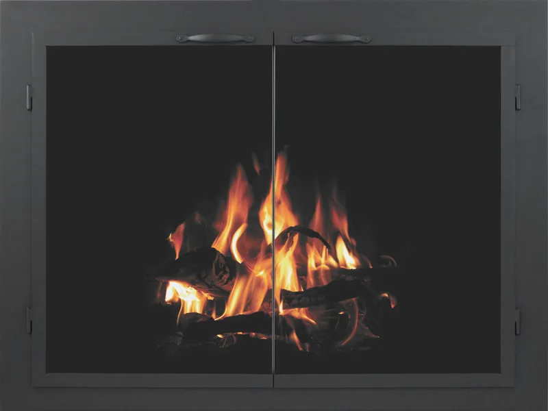 Stoll Columbia essentials fireplace glass door