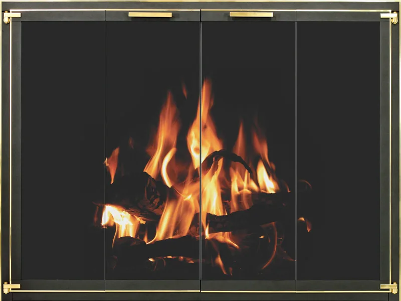 Stoll Original essentials fireplace glass door