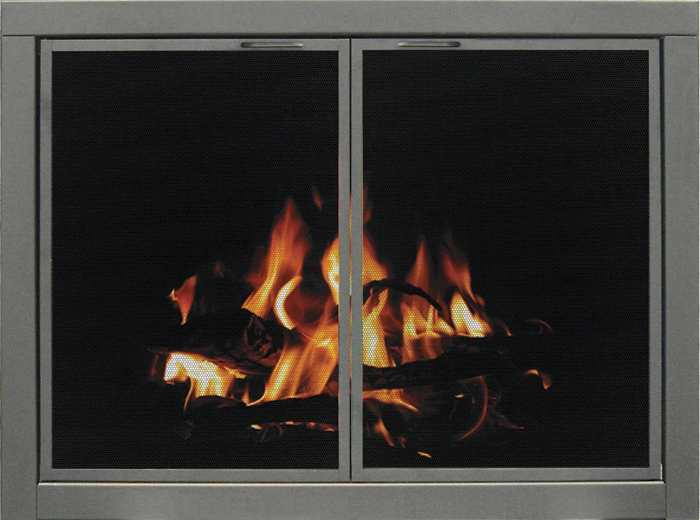 Stoll Standard Mesh Door essentials fireplace glass door